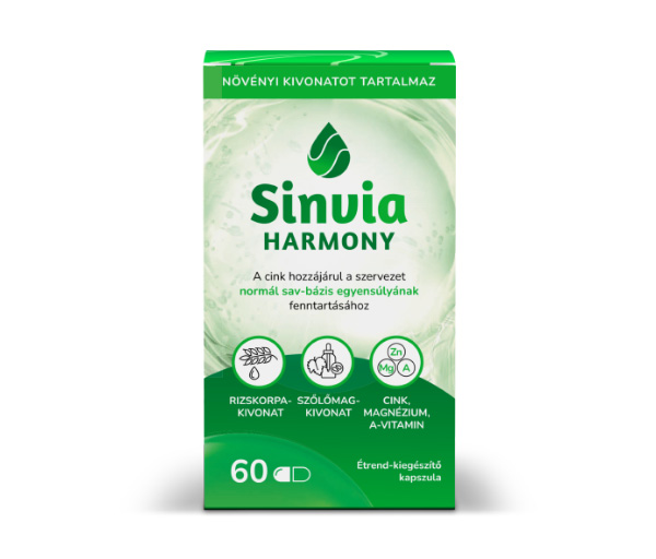 Sinvia Harmony kapszula 60 db a szervezet normál sav-bázis egyensúlyának fenntartásához.