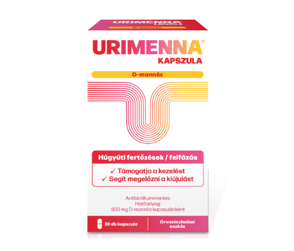 Urimenna támogatja a húgyúti fertőzések vagy hétköznapi nevén a felfázás kezelését.