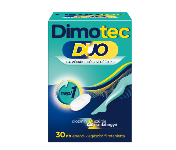 Dimotec Duo szúrós csodabogyó és diozmin a vénák egészéségért